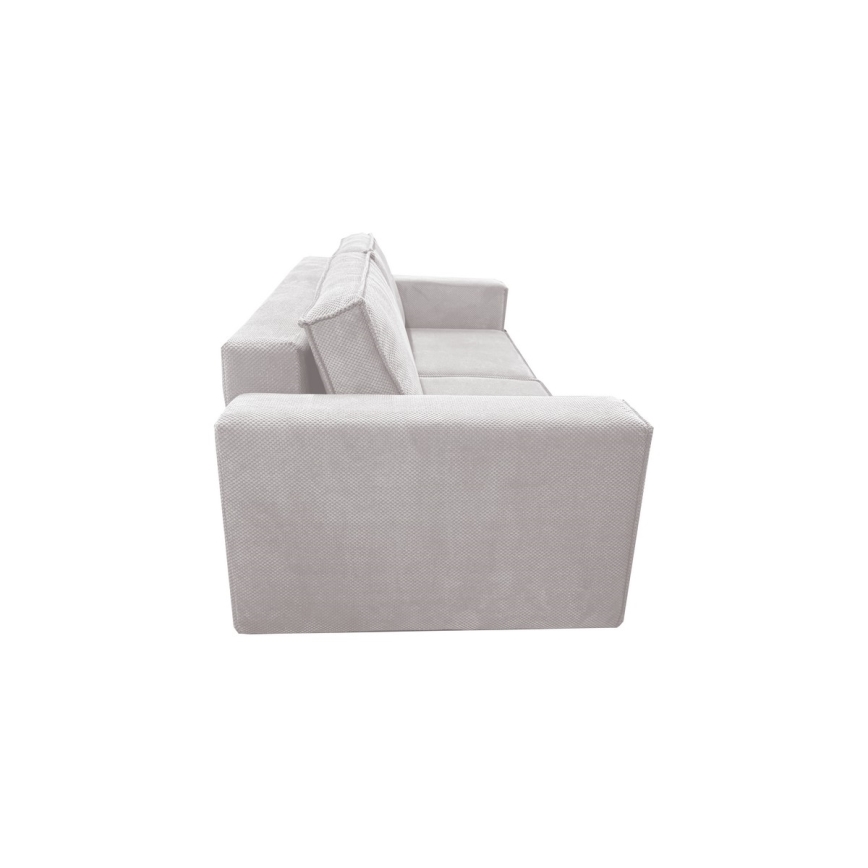 Ausziehbares Dreisitzsofa mit Stauraum RONDA in Beige