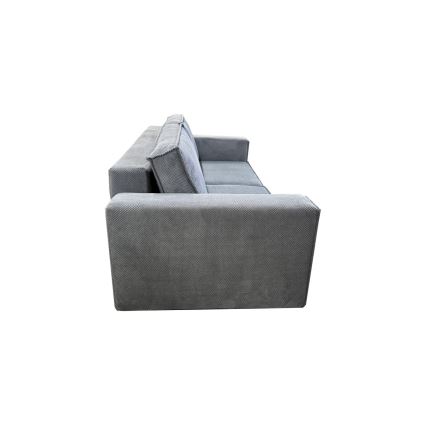 Ausziehbares Dreisitzer-Sofa mit Stauraum RONDA in Grau