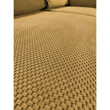 Ausziehbares Dreisitzer-Sofa mit Stauraum RONDA in Orange