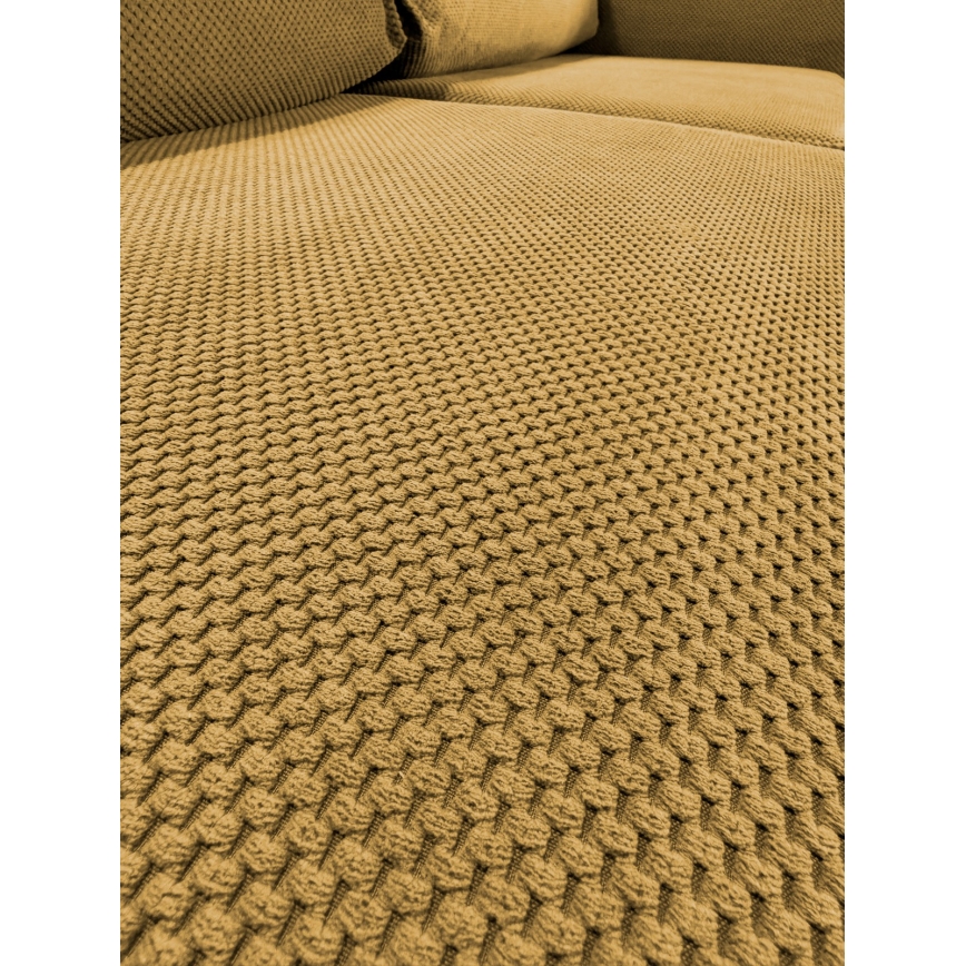 Ausziehbares Dreisitzer-Sofa mit Stauraum RONDA in Orange