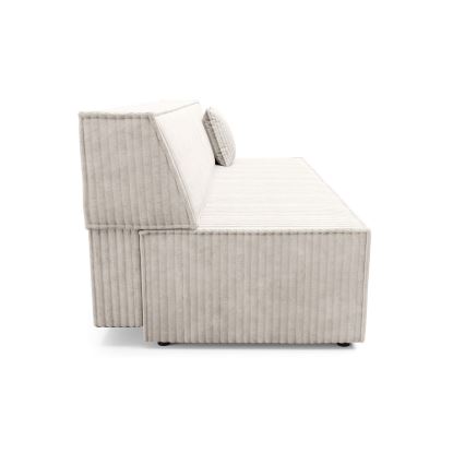 Ausziehbares Dreisitzer-Sofa mit Stauraum TERAMO in Beige