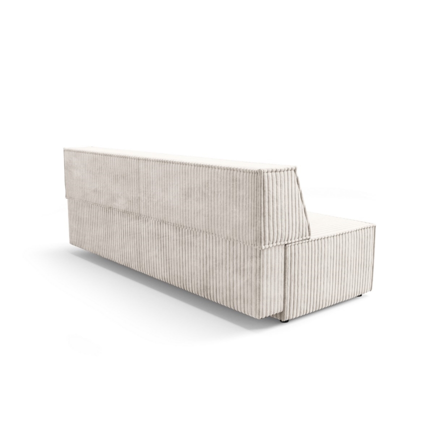 Ausziehbares Dreisitzer-Sofa mit Stauraum TERAMO in Beige