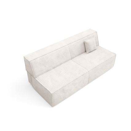 Ausziehbares Dreisitzer-Sofa mit Stauraum TERAMO in Beige