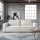 Ausziehbares 3-sitziges Schlafsofa mit Stauraum RONDA, Beige