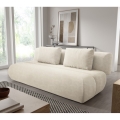 Ausziehbares Dreisitzer-Sofa FANO, cremefarben