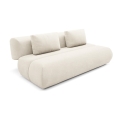Ausziehbares Dreisitzer-Sofa FANO in Creme