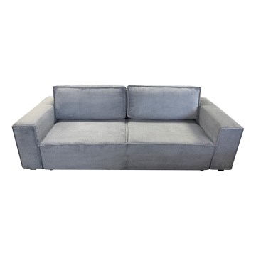 Ausziehbares Dreisitzer-Sofa mit Stauraum RONDA in Grau