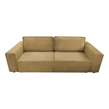 Ausziehbares Dreisitzer-Sofa mit Stauraum RONDA in Orange