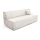 Ausziehbares Dreisitzer-Sofa mit Stauraum TERAMO in Beige