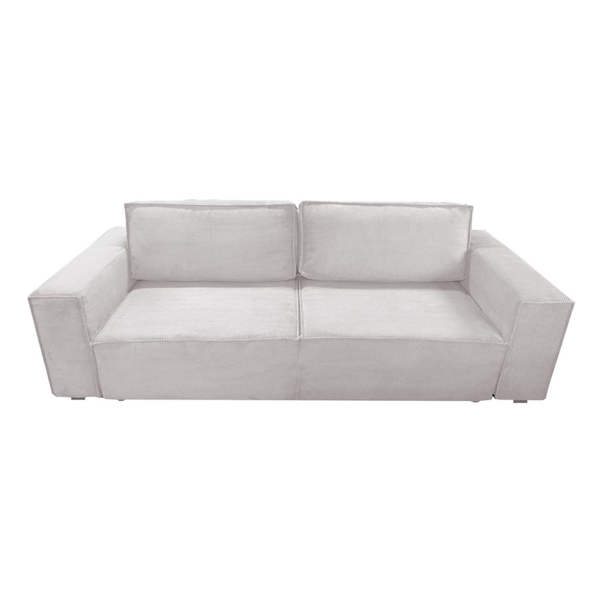Ausziehbares Dreisitzsofa mit Stauraum RONDA in Beige