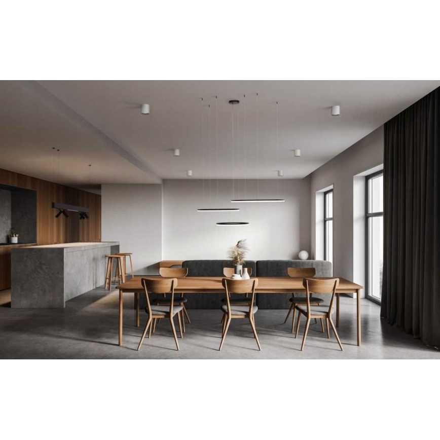 Azzardo AZ4707 - LED Hängeleuchte HALO LED/130W/230V schwarz