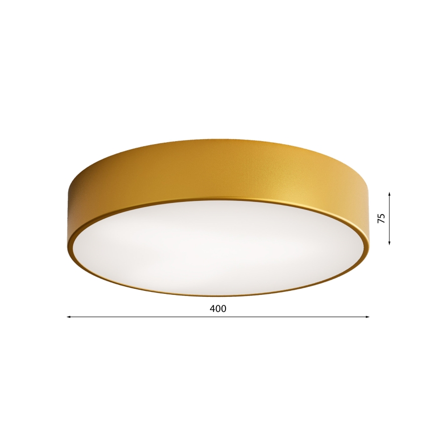 Badezimmer-Deckenleuchte CLEO 3xE27/24W/230V d. 40 cm gold IP54