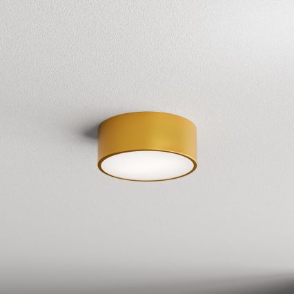 Badezimmer-Deckenleuchte CLEO mit Sensor, 1x E27, 24 W, 230 V, Ø 20 cm, IP54, goldfarben
