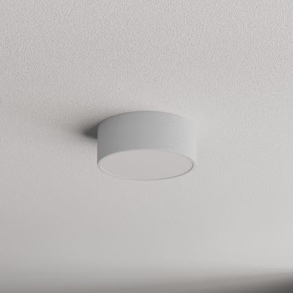 Badezimmer-Deckenleuchte CLEO mit Sensor, 1x E27/24W/230V, Ø 20 cm, IP54, grau