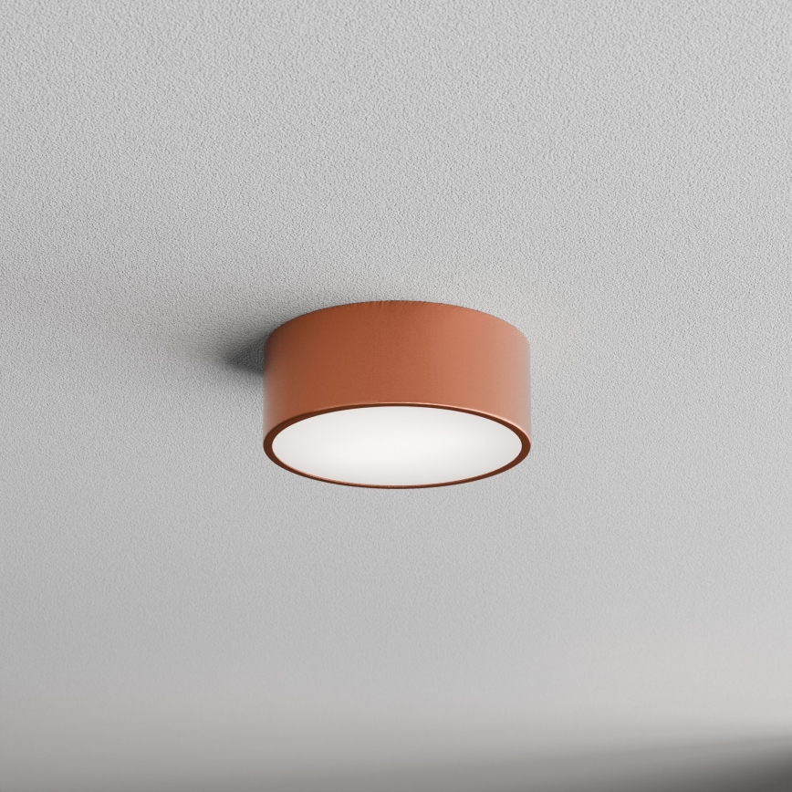 Badezimmer-Deckenleuchte CLEO mit Sensor, 1x E27/24W/230V, Ø 20 cm, IP54, kupferfarben
