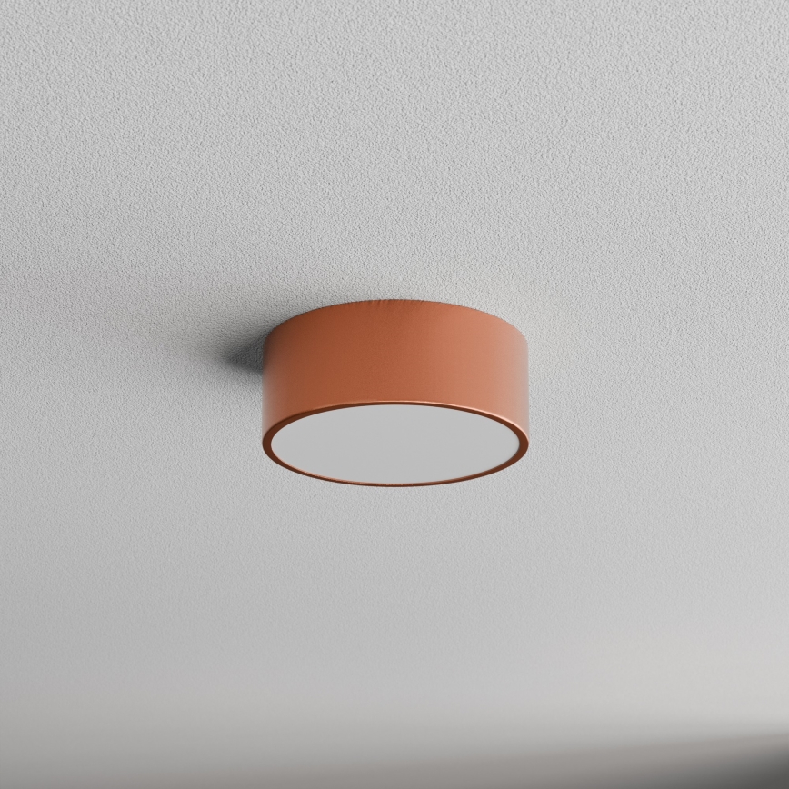 Badezimmer-Deckenleuchte CLEO mit Sensor, 1x E27/24W/230V, Ø 20 cm, IP54, kupferfarben