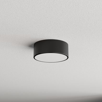 Badezimmer-Deckenleuchte mit Sensor CLEO 1xE27/24W/230V Ø 20 cm IP54 schwarz