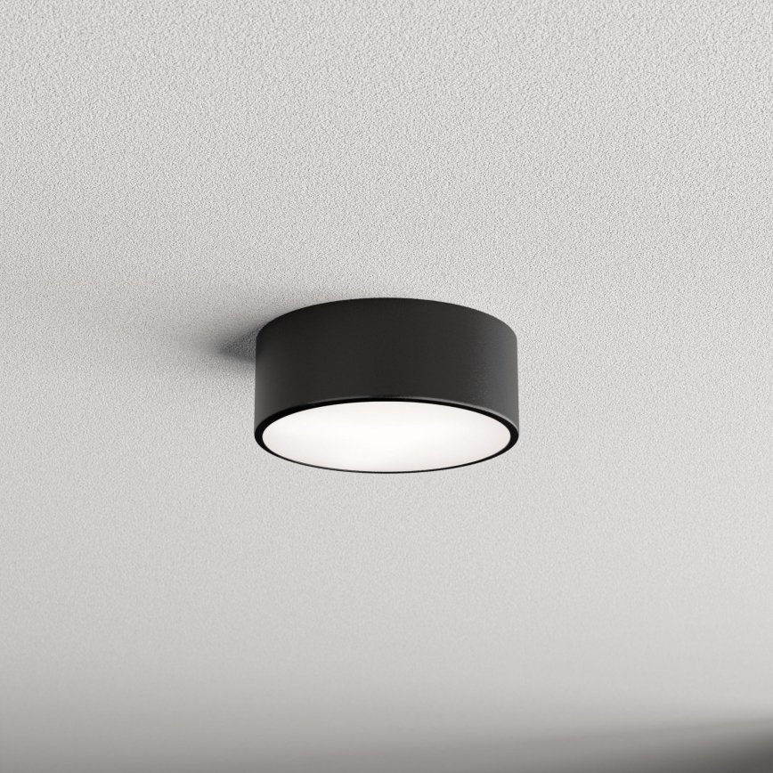Badezimmer-Deckenleuchte mit Sensor CLEO 1xE27/24W/230V Ø 20 cm IP54 schwarz