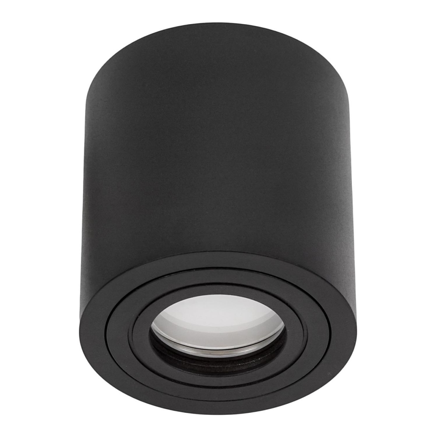 Badezimmer-Einbaustrahler CHLOE 1xGU10/30W/230V IP65 rund schwarz
