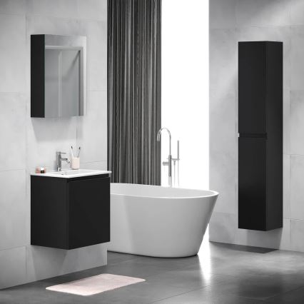 Badezimmer-Spiegelschrank HENRY 65x50 cm schwarz