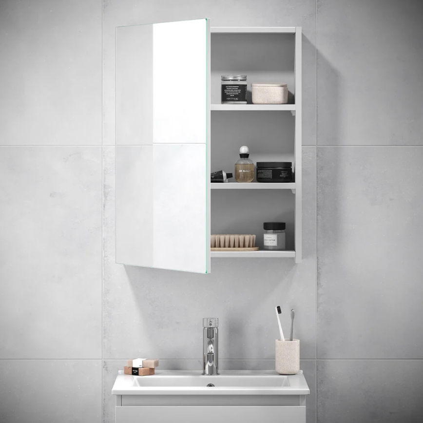Badezimmer-Spiegelschrank HENRY 65x50 cm weiß