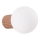 Badezimmer-Wandleuchte HALO 1xG9/8W/230V d 12 cm IP44 braun