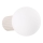 Badezimmer-Wandleuchte HALO 1xG9/8W/230V d 12 cm IP44 cremefarben