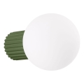 Badezimmer-Wandleuchte HALO 1xG9/8W/230V d 12 cm IP44 grün