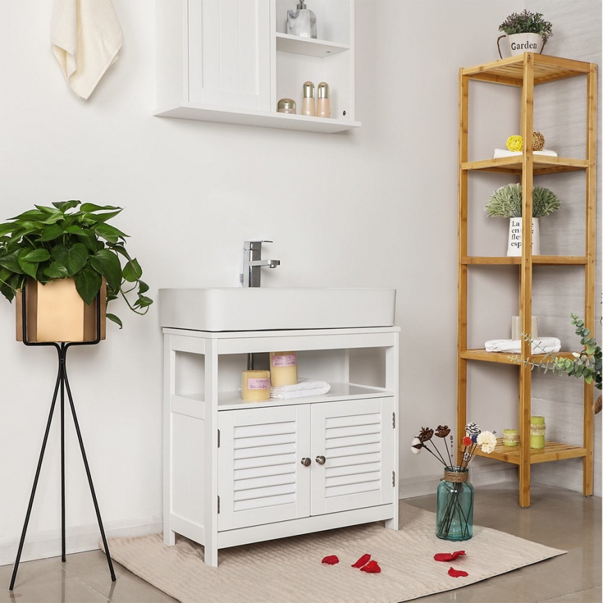 Badezimmerschrank EIKE in Weiß