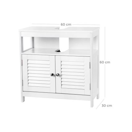 Badezimmerschrank EIKE in Weiß