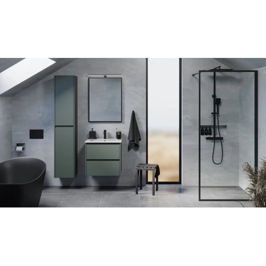 Badezimmerschrank LYKE 174 cm, grün