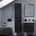 Badezimmerschrank LYKE 174 cm schwarz