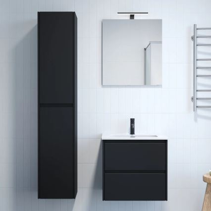 Badezimmerschrank LYKE 174 cm schwarz