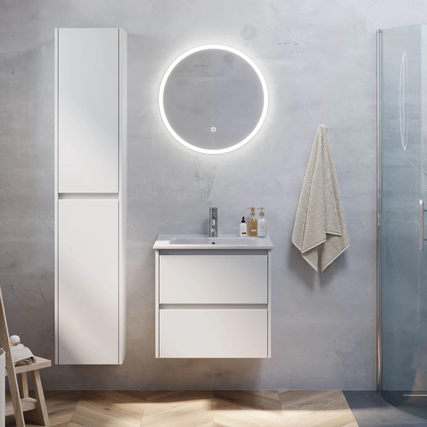 Badezimmerschrank LYKE 174 cm weiß