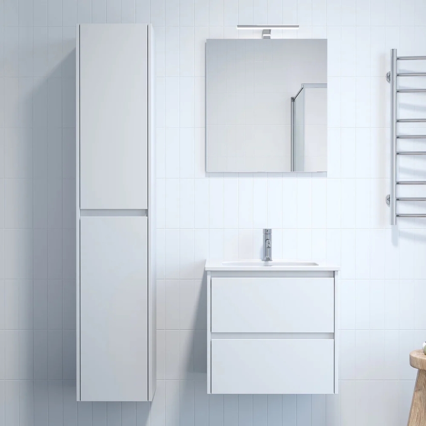 Badezimmerschrank LYKE 174 cm weiß
