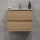 Badezimmerschrank mit Waschbecken CONOR 61 cm Eiche