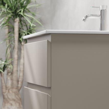 Badezimmerschrank mit Waschbecken CONOR 61 cm Marakesch