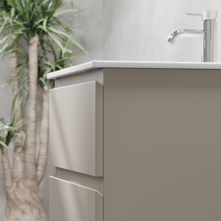 Badezimmerschrank mit Waschbecken CONOR 61 cm Marakesch