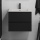 Badezimmerschrank mit Waschbecken CONOR 61 cm schwarz