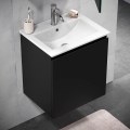 Badezimmerschrank mit Waschbecken MARCO 51 cm schwarz