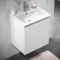 Badezimmerschrank mit Waschbecken MARCO 51 cm weiß