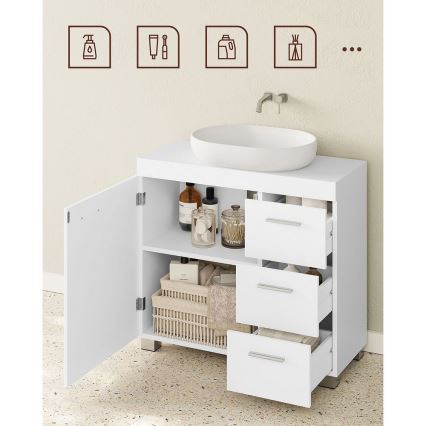 Badezimmerschrank NICO weiß