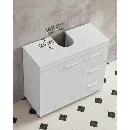 Badezimmerschrank NICO weiß