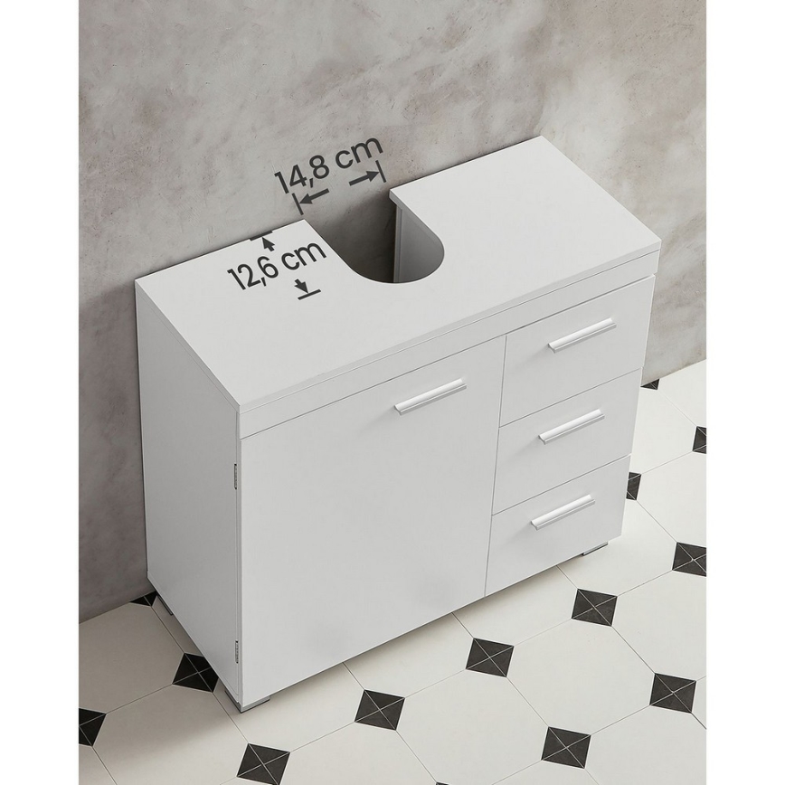 Badezimmerschrank NICO weiß