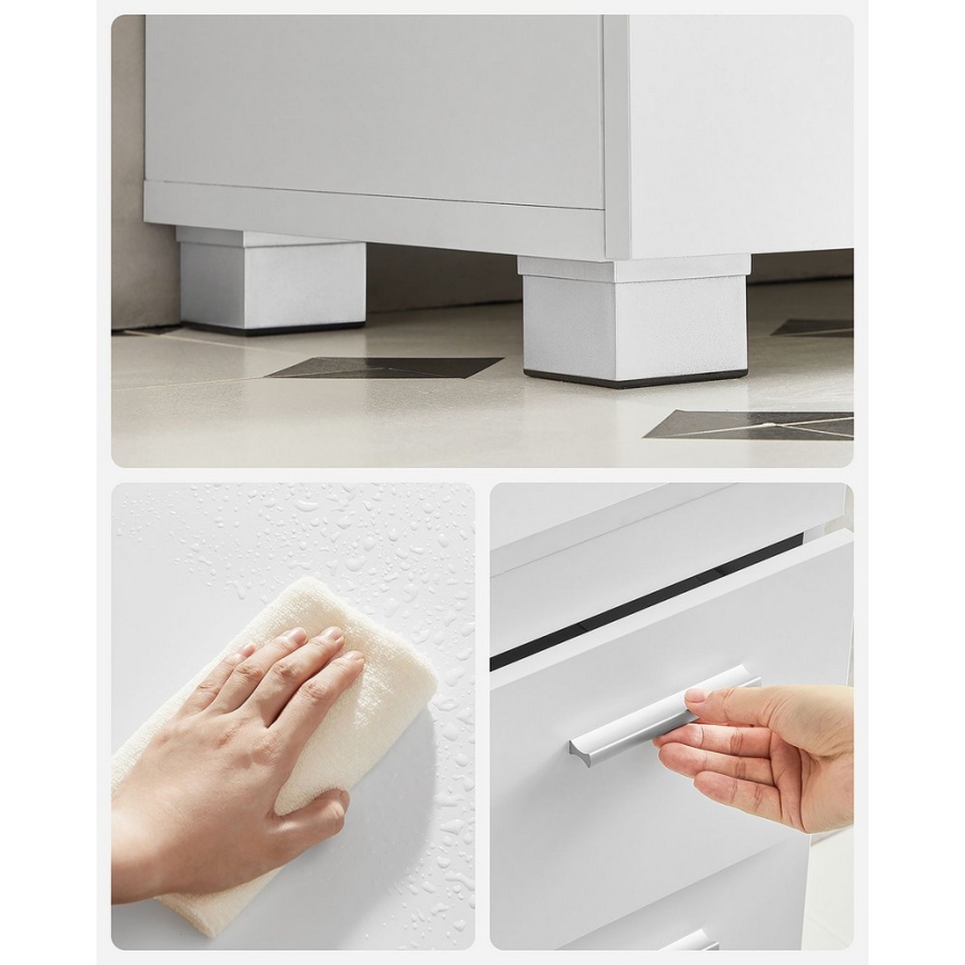 Badezimmerschrank NICO weiß