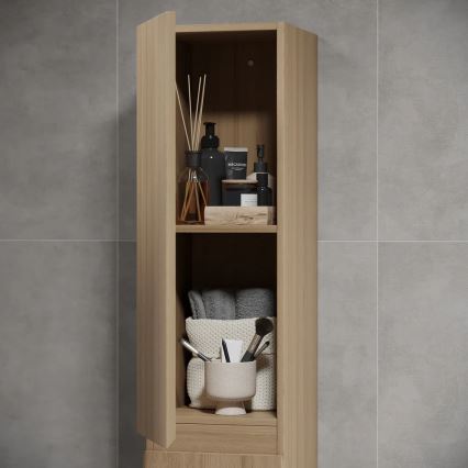 Badezimmerschrank OLIVER 186 cm Eiche
