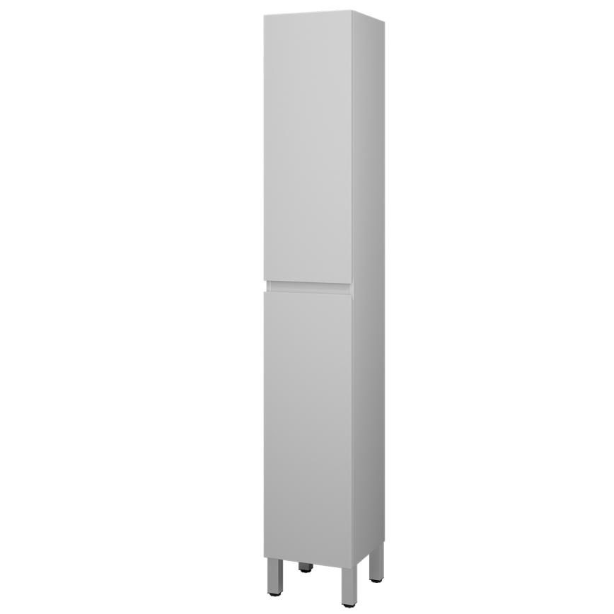 Badezimmerschrank OLIVER 186 cm matt weiß