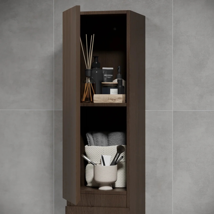 Badezimmerschrank OLIVER 186 cm Walnuss