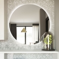 Baltica Design - LED-Badezimmer-Wandspiegel mit integrierter Beleuchtung BRIGHT LED/15W/230V 6500K Ø 90 cm IP65