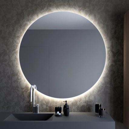 Baltica Design - LED-Badezimmer-Wandspiegel mit Hintergrundbeleuchtung BRIGHT LED/15W/230V 4500K Ø 60 cm IP65